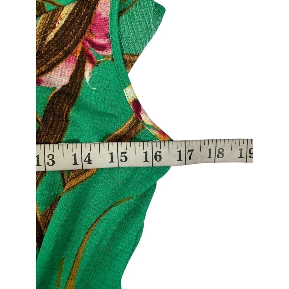 Cure Women's Green Floral Dress - Picture 5 of 6